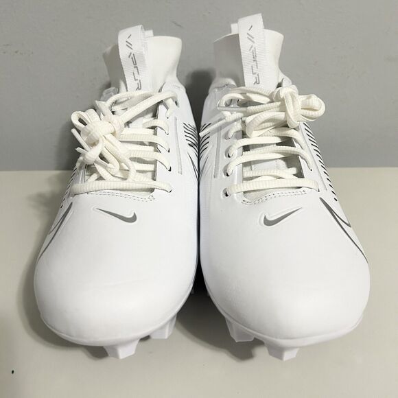 Nike Vapor Edge Pro 360 2 “White Silver” Men’s Size 8-13 Football Cleats - Picture 3 of 14